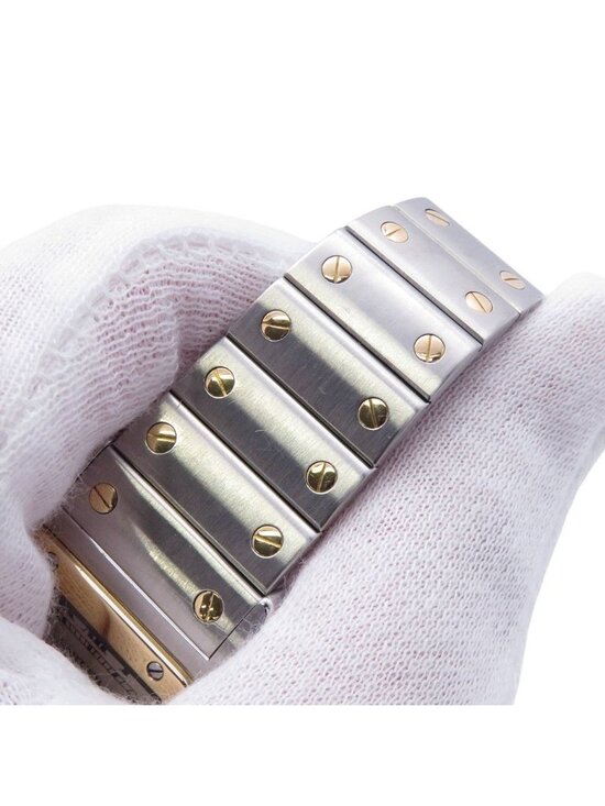 Cartier Santos Galbe LM Watch Ivory Dial